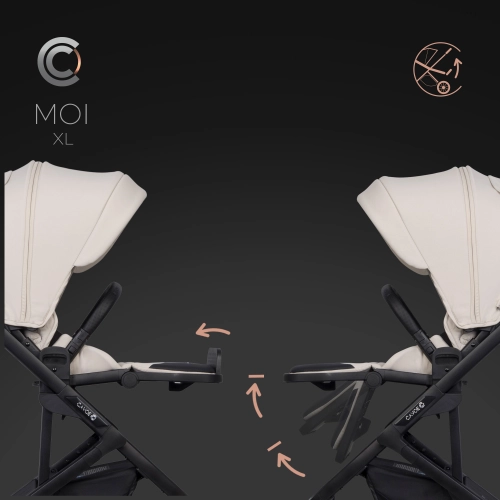Cavoe Moi XL Ecru Прогулочная коляска