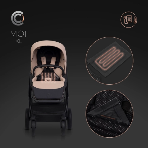 Cavoe Moi XL Macaroon Bērnu rati 2in1