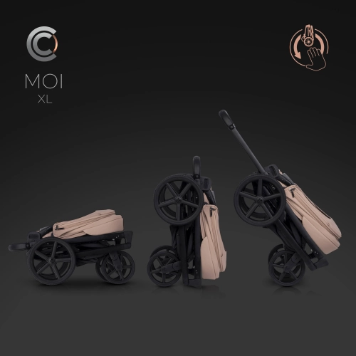 Cavoe Moi XL Macaroon Bērnu rati 2in1