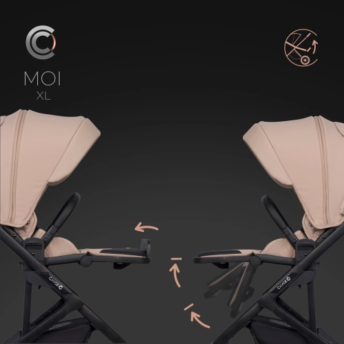 Cavoe Moi XL Macaroon Bērnu rati 2in1
