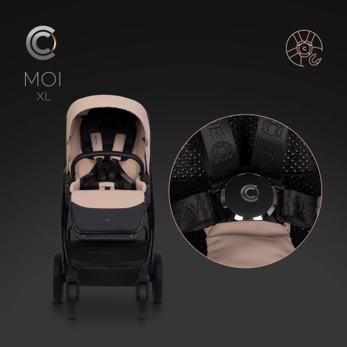 Cavoe Moi XL Macaroon Bērnu rati 2in1