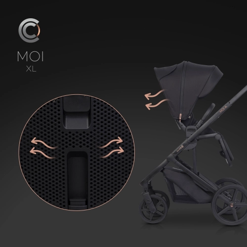 Cavoe Moi XL Meteorite Bērnu rati 2in1