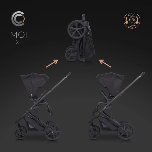 Cavoe Moi XL Meteorite Bērnu rati 2in1