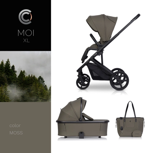 Cavoe Moi XL Moss Детская коляска 2 в 1