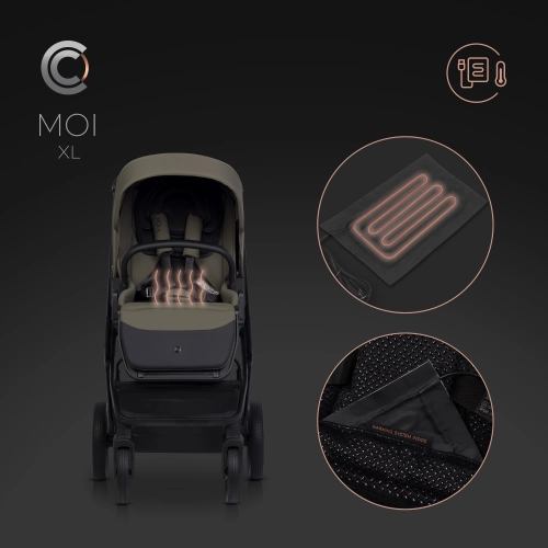 Cavoe Moi XL Moss Детская коляска 2 в 1