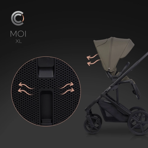 Cavoe Moi XL Moss Детская коляска 2 в 1