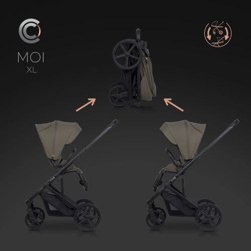 Cavoe Moi XL Moss Детская коляска 2 в 1