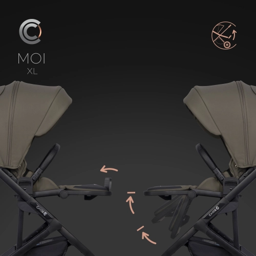 Cavoe Moi XL Moss Детская коляска 2 в 1