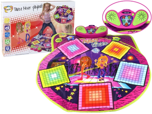 Children's Dance Mat Battery Operated Lights Sounds For Dance 91cm x 93cm