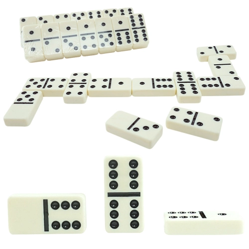 Classic Domino Game Traditional Six Case 28 Stones
