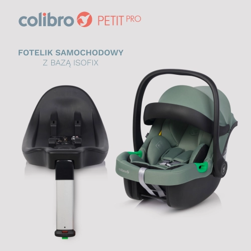 Colibro Petit Pro Pine + Isofix bāze Bērnu autosēdeklis 0-13 kg