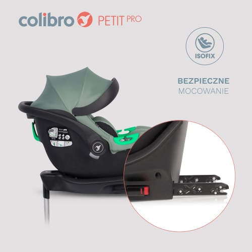 Colibro Petit Pro Pine + Isofix bāze Bērnu autosēdeklis 0-13 kg