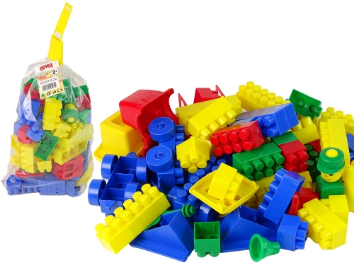 Coloured Construction Bricks K2 Medium