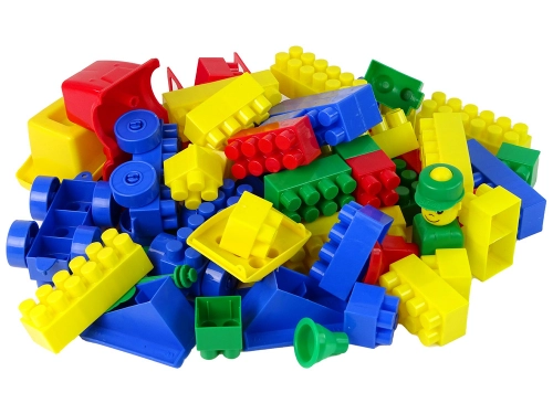 Coloured Construction Bricks K2 Medium
