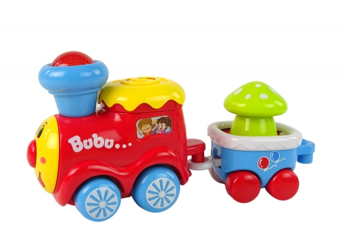 Colourful Educational Train for Toddlers Light and sound effects