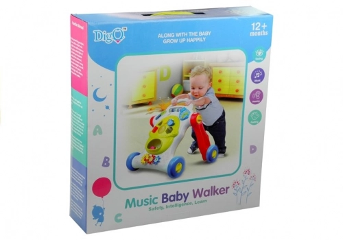 Colourful Pusher Educational Walker for Baby Sound & Light Effects