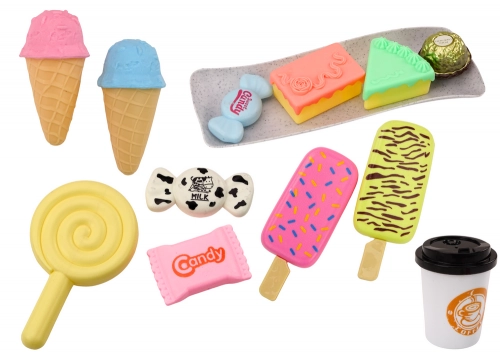 Confectionery Cafe Set Sweets Figurines Coffee Cake 25 pcs.