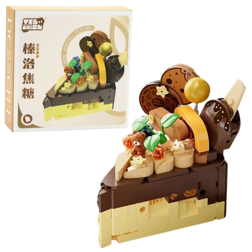 Construction Blocks Cake Cake Dessert Decorated 292–357pcs.