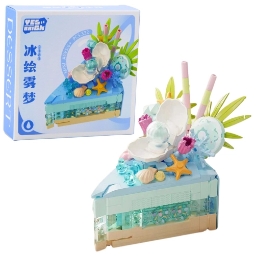 Construction Blocks Cake Cake Dessert Decorated 292–357pcs.