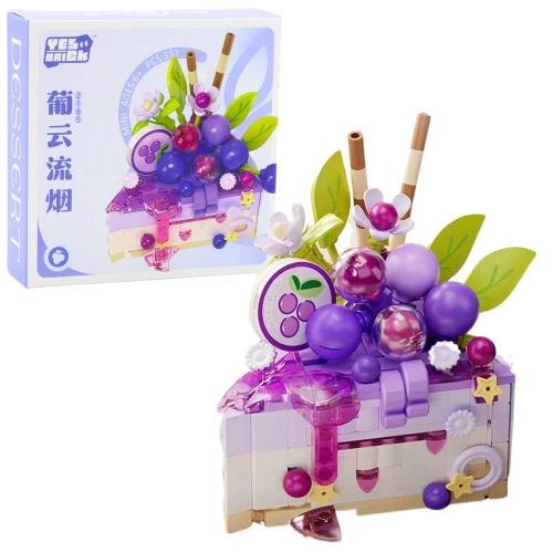 Construction Blocks Cake Cake Dessert Decorated 292–357pcs.