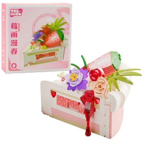 Construction Blocks Cake Cake Dessert Decorated 292–357pcs.