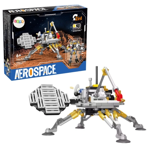 Construction Bricks Mars Lander Space Robot 2in1 146 pcs.