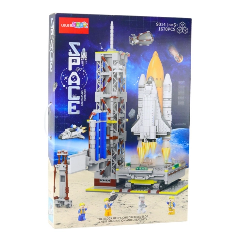 Construction Bricks Space Station Platform Rocket 1670 pcs.