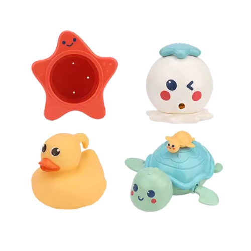 Crab Bath Toy Set Sea Animals 12 pcs