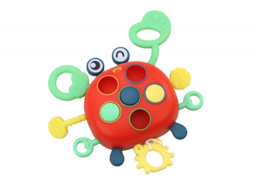 Crab Sensory Interactive Educational Toy For Children Teether