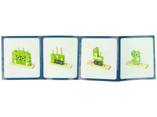 Creative Spatial Wooden Bricks 3D Frog Puzzle