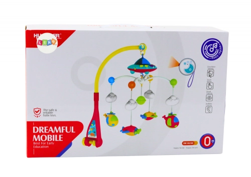 Crib Carousel for Baby Ufo Planes Projector 108 Melodies