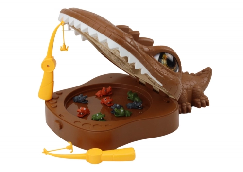 Crocodile Fishing Game Magnetic Brown Crocodile