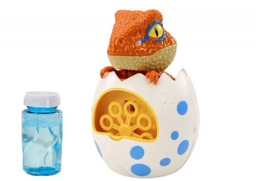 Dinosaur Bubble Machine In Liquid Egg