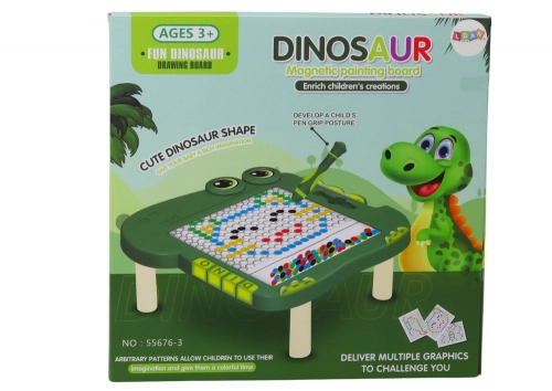 Dinosaur Educational Magnetic Board Table Pad Puzzle Green
