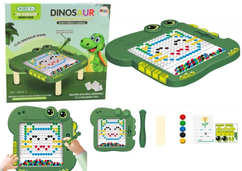 Dinosaur Educational Magnetic Board Table Pad Puzzle Green