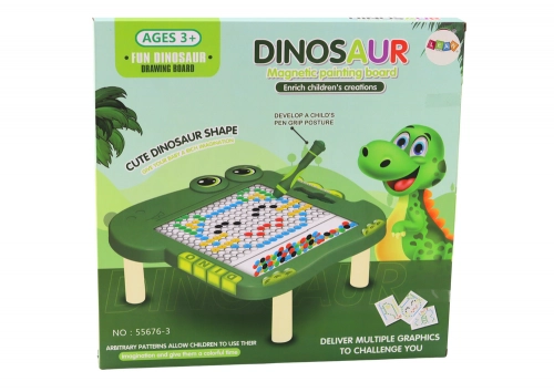Dinosaur Educational Magnetic Board Table Pad Puzzle Green