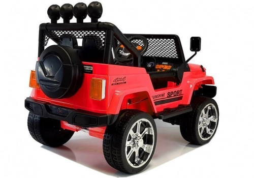 Двухместный детский электромобиль S2388 Jeep Red