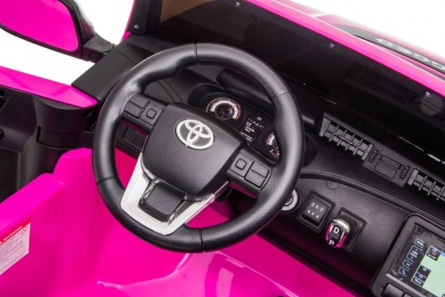 Двухместный детский электромобиль Toyota Hilux DK-HL850 Pink