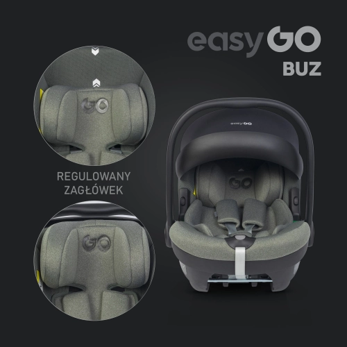 EasyGo Buz Greener Bērnu autosēdeklis 0-13 kg