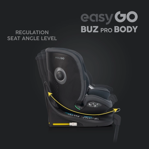 EasyGo Buz Pro 0-13 kg un EasyGo Buz Pro Body 0-36 kg Granito Bērnu autosēdeklis 2in1