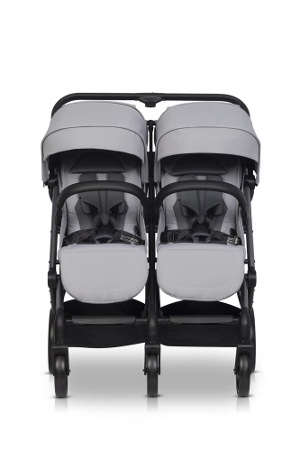 EasyGo Echo Cloudy Gray Dvīņu rati