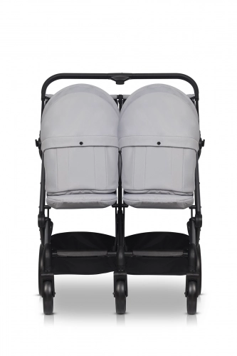 EasyGo Echo Cloudy Gray Dvīņu rati