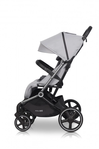 EasyGo Echo Cloudy Gray Dvīņu rati