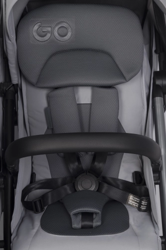 EasyGo Echo Cloudy Gray Dvīņu rati