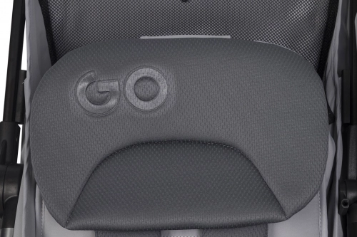 EasyGo Echo Cloudy Gray Dvīņu rati