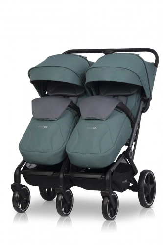 EasyGo Echo Sage Green Dvīņu rati