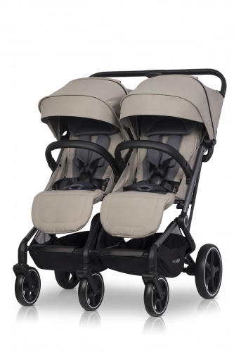 EasyGo Echo Savana Beige Dvīņu rati