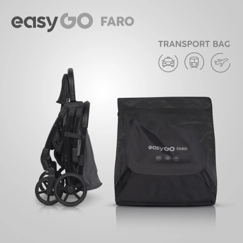 EasyGo Faro Cloudy Gray Pastaigu rati