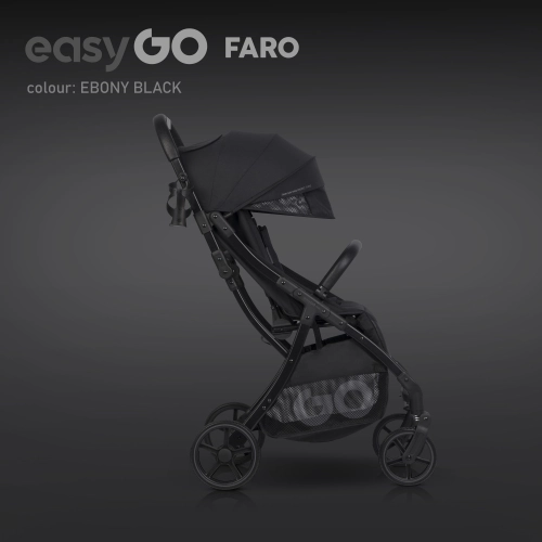 EasyGo Faro Ebony Black Pastaigu rati