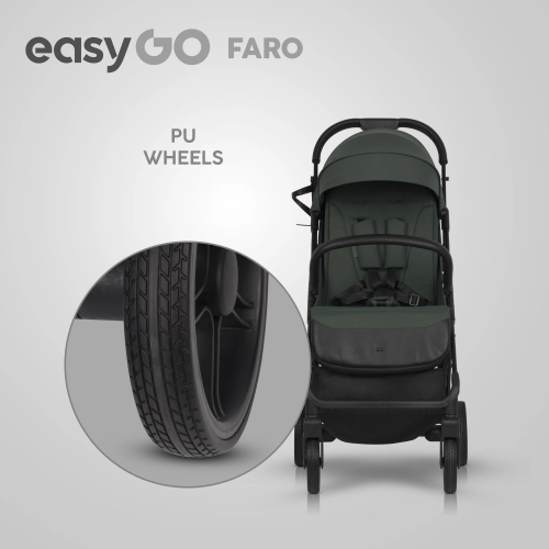 EasyGo Faro Sage Green Pastaigu rati